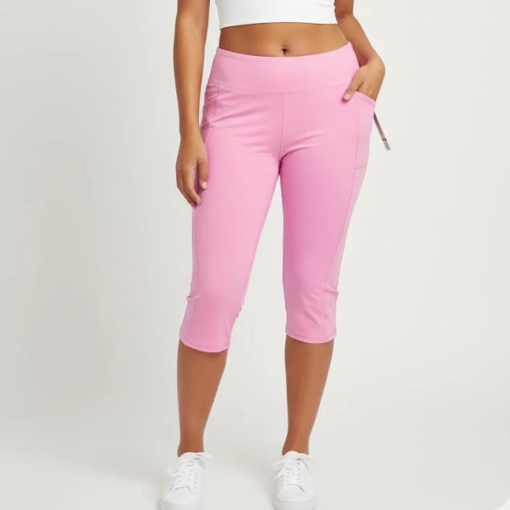 NWT Ideology pink capris‎ shorts size 3X